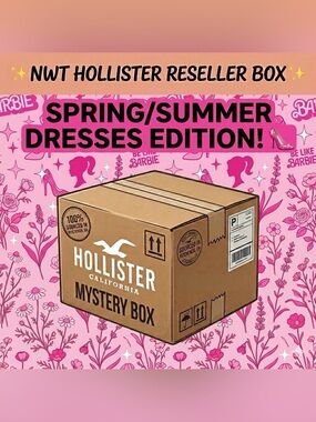 NWT $600+  Barbie Core Hollister Reseller Box